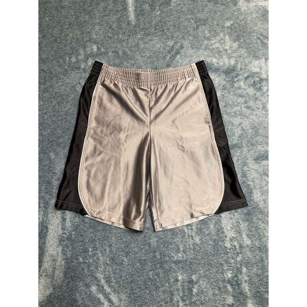 C9 by Champion Men's Gray Black Athletic Basketball Shorts Size Medium Polyester